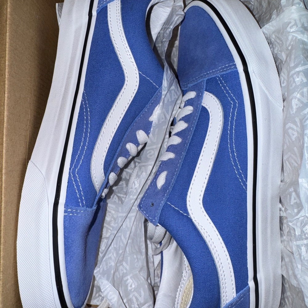 Vans Ultramarine and True White Old Skool Sneakers